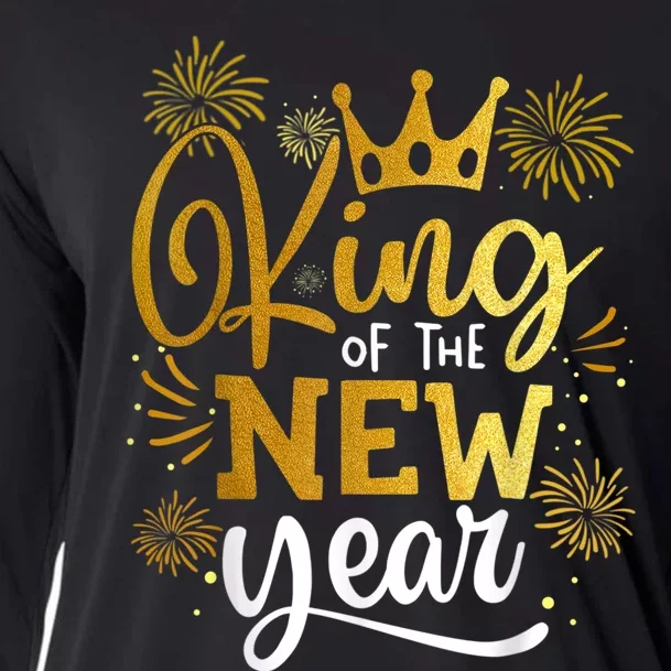 King Of The New Year Happy New Year New Years Eve Cooling Performance Long Sleeve Crew