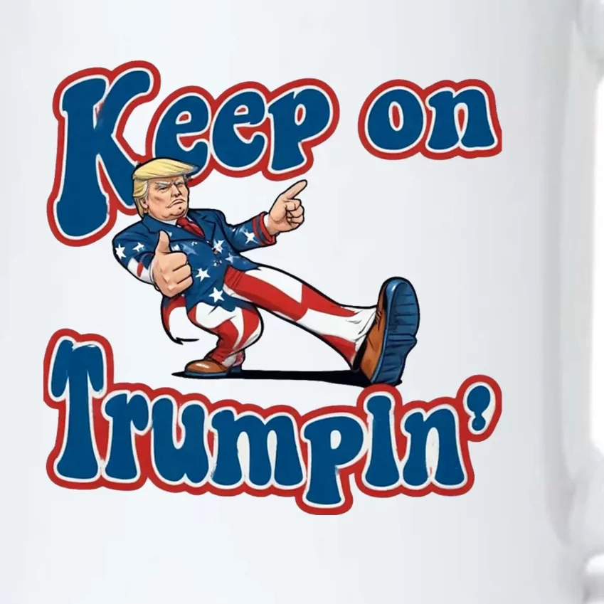 Keep On Trumpin Trump For President 2024 Black Color Changing Mug