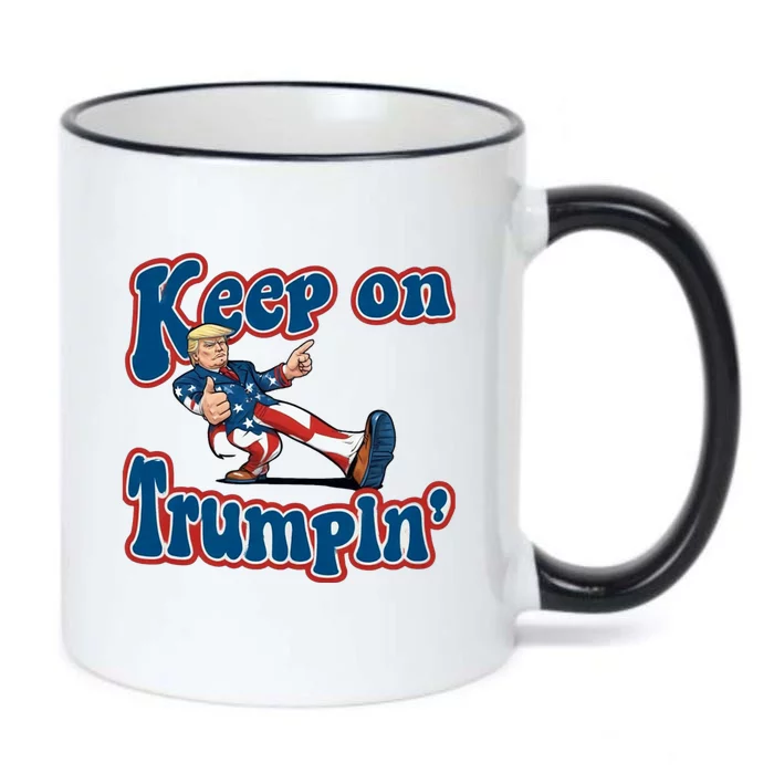 Keep On Trumpin Trump For President 2024 Black Color Changing Mug