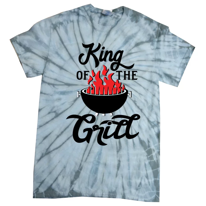 King Of The Grill Bbq Gift Tie-Dye T-Shirt