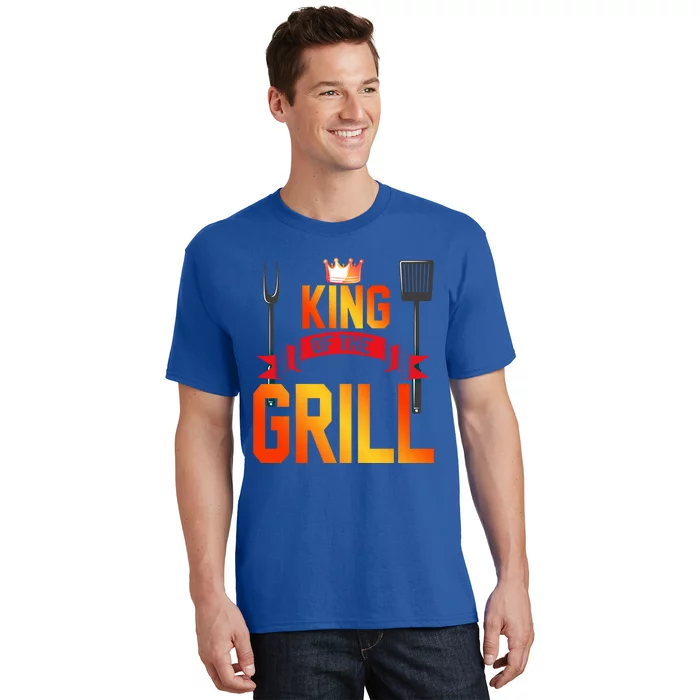 King Of The Grill Funny Grilling Master Chef Cooking Bbq Meaningful Gift T-Shirt