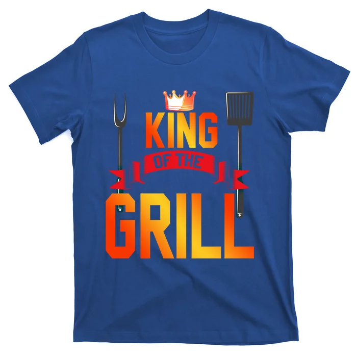 King Of The Grill Funny Grilling Master Chef Cooking Bbq Meaningful Gift T-Shirt