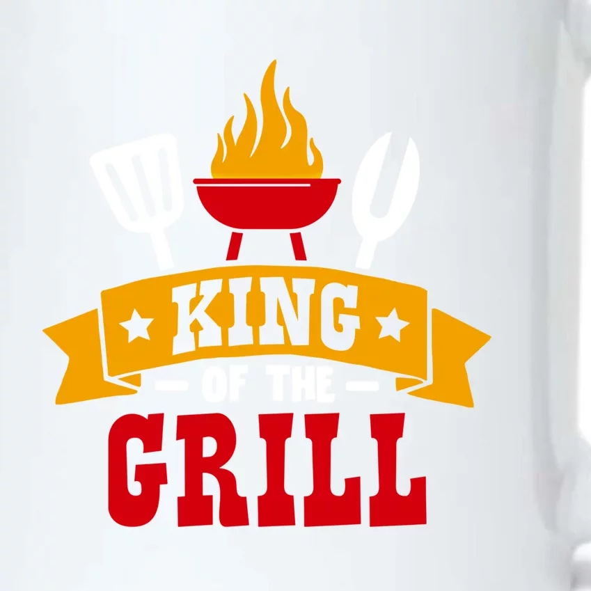 King Of The Grill Master Griller Meaningful Gift Black Color Changing Mug