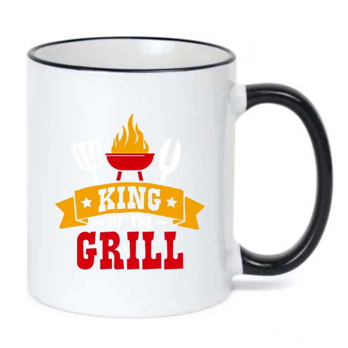 King Of The Grill Master Griller Meaningful Gift Black Color Changing Mug