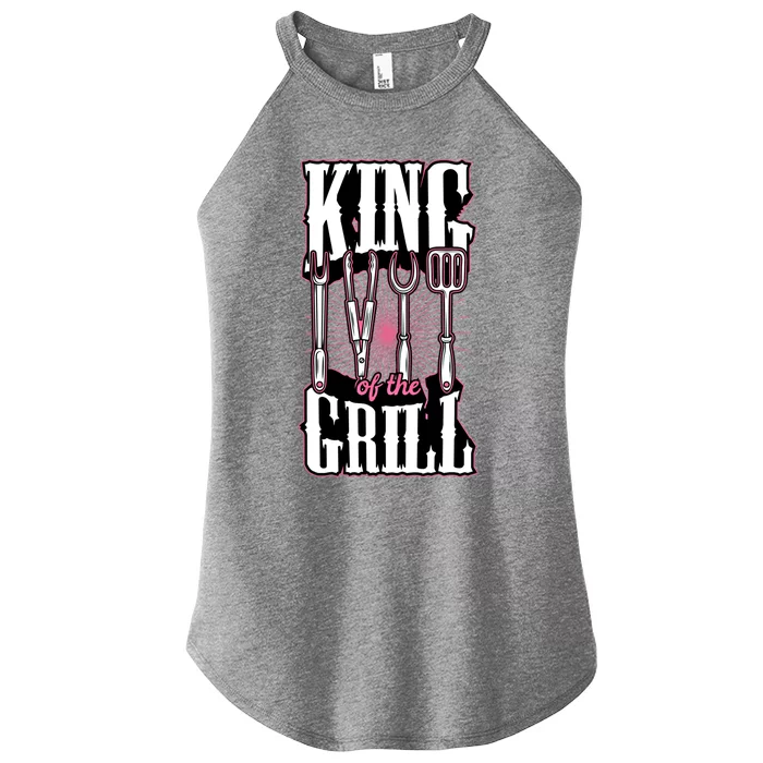 King Of The Grill Funny Gift Women’s Perfect Tri Rocker Tank