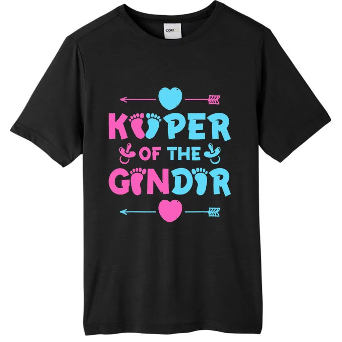 Keeper of the Gender Baby Party Gender Reveal Announcement ChromaSoft Performance T-Shirt