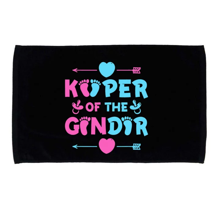 Keeper of the Gender Baby Party Gender Reveal Announcement Microfiber Hand Towel