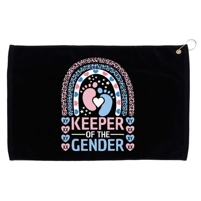 Keeper Of The Gender Reveal Announcement Baby Shower Party Grommeted Golf Towel