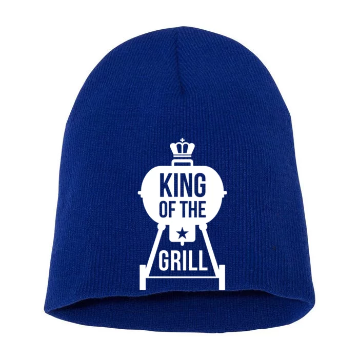 King Of The Grill Cooking And Grill Gift Short Acrylic Beanie