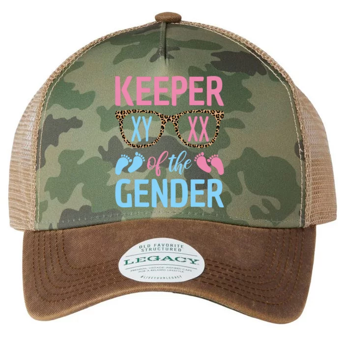 Keeper Of The Gender Baby Shower Gender Reveal Party Outfit Legacy Tie Dye Trucker Hat