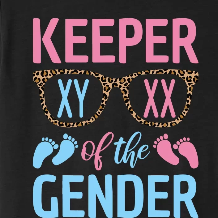 Keeper Of The Gender Baby Shower Gender Reveal Party Outfit ChromaSoft Performance T-Shirt