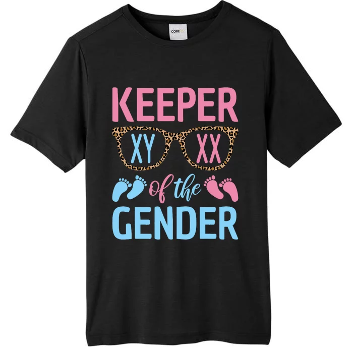 Keeper Of The Gender Baby Shower Gender Reveal Party Outfit ChromaSoft Performance T-Shirt