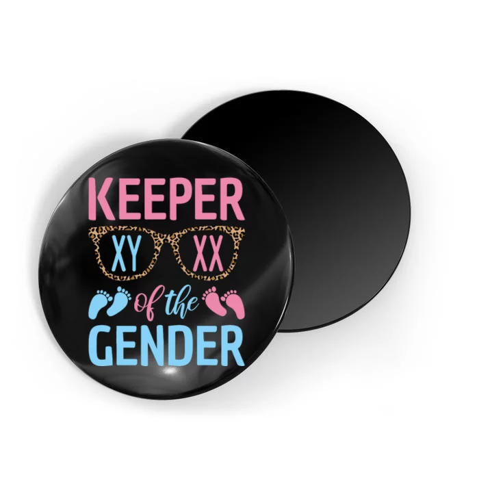 Keeper Of The Gender Baby Shower Gender Reveal Party Outfit Magnet