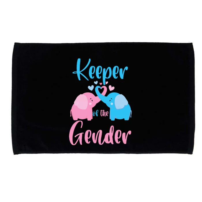 Keeper Of The Gender Elephant In Blue And Pink Party Idea Microfiber Hand Towel