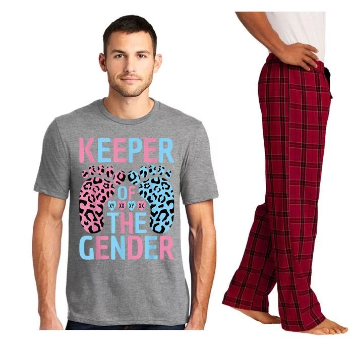 Keeper Of The Gender Reveal Announcement Baby Shower Party Pajama Set