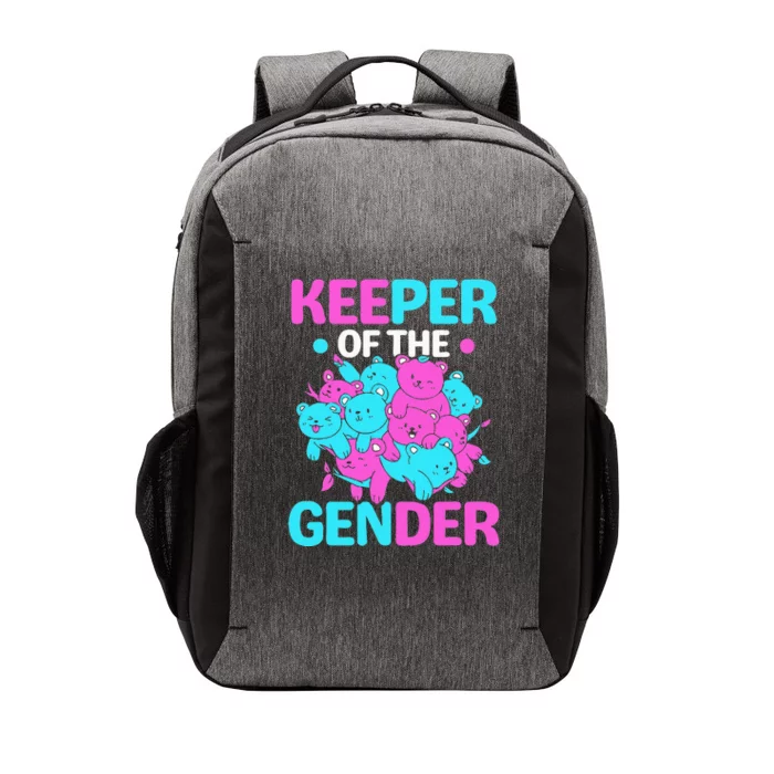 Keeper Of The Gender Gender Reveal Party Pregnancy Vector Backpack