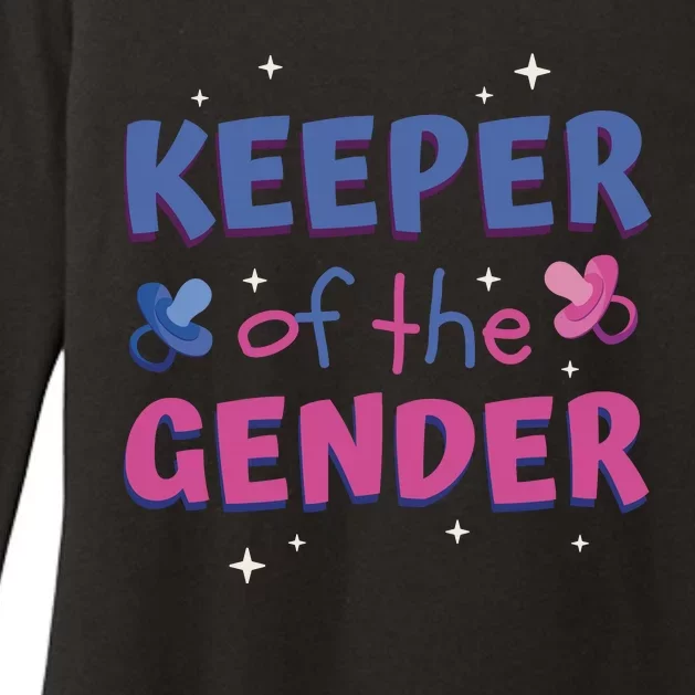 Keeper Of The Gender Pregnancy Reveal Womens CVC Long Sleeve Shirt