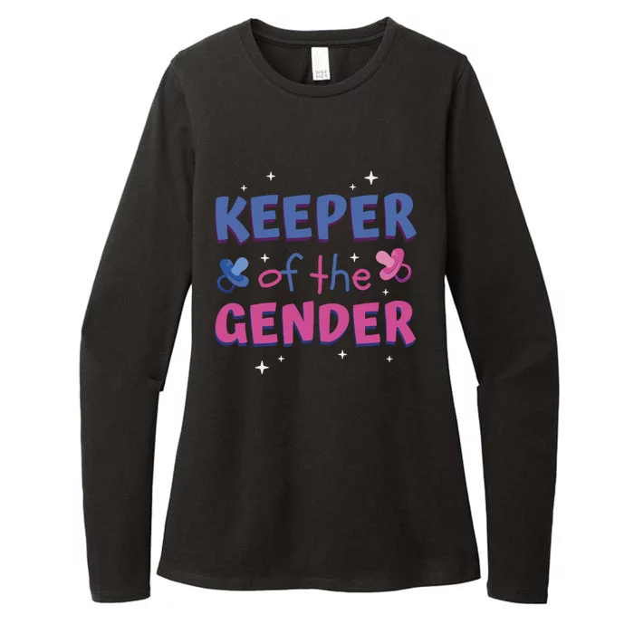 Keeper Of The Gender Pregnancy Reveal Womens CVC Long Sleeve Shirt