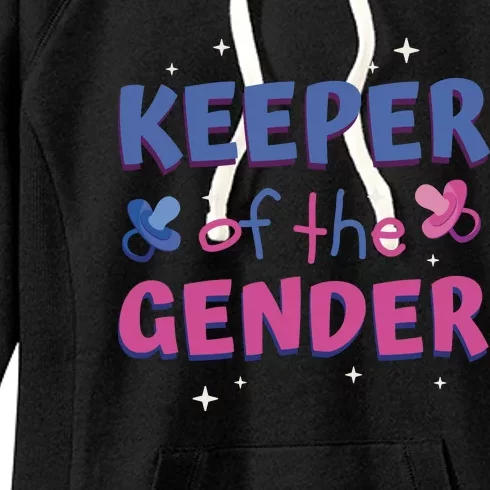 Keeper Of The Gender Pregnancy Reveal Women's Fleece Hoodie