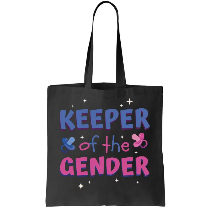 Keeper Of The Gender Pregnancy Reveal Tote Bag