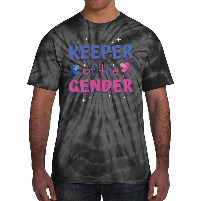 Keeper Of The Gender Pregnancy Reveal Tie-Dye T-Shirt