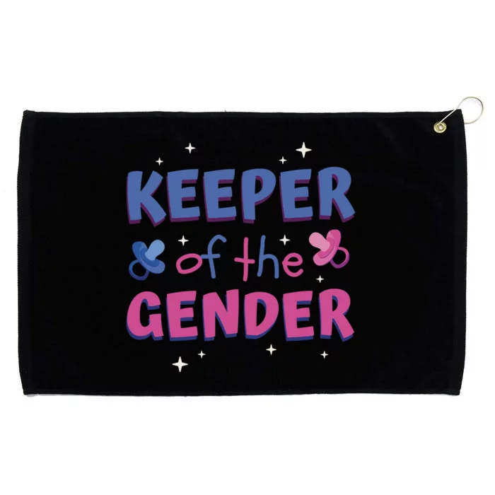 Keeper Of The Gender Pregnancy Reveal Grommeted Golf Towel