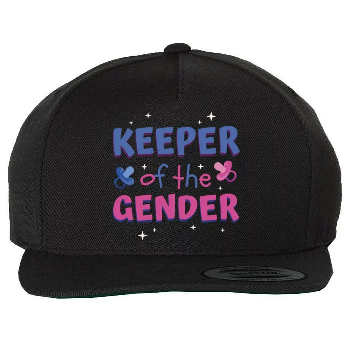 Keeper Of The Gender Pregnancy Reveal Wool Snapback Cap