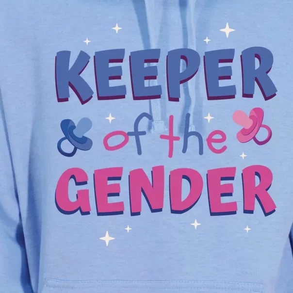 Keeper Of The Gender Pregnancy Reveal Unisex Surf Hoodie