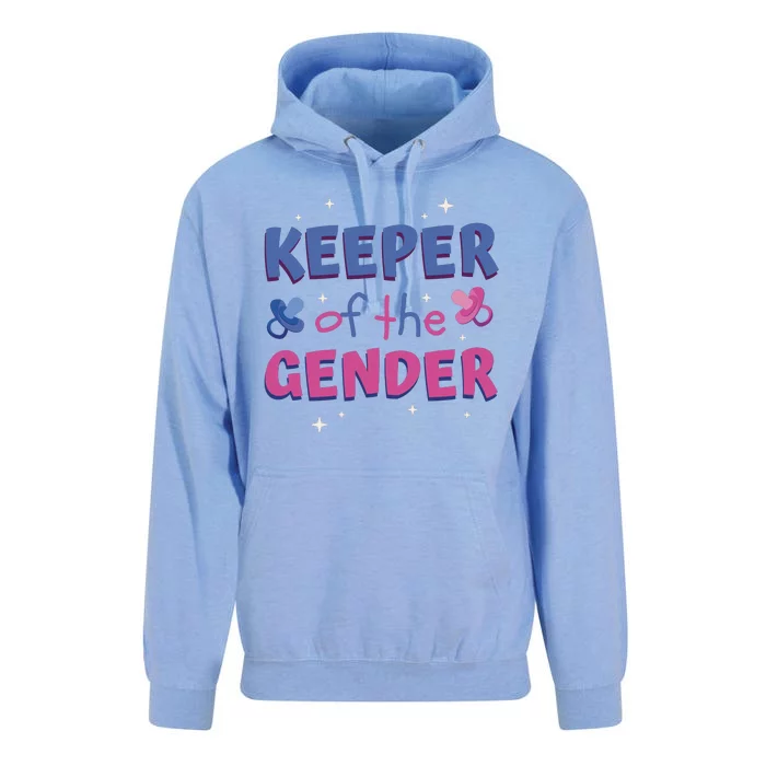 Keeper Of The Gender Pregnancy Reveal Unisex Surf Hoodie