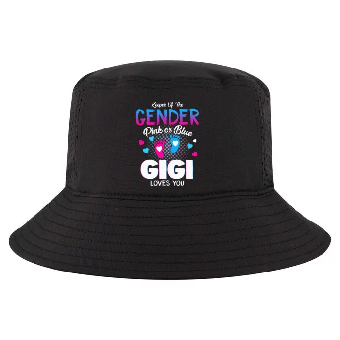 Keeper Of The Gender Pink Or Blue Gigi Loves You Reveal Cool Comfort Performance Bucket Hat