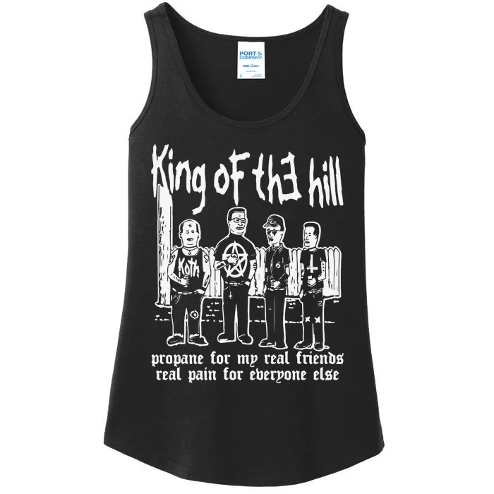 King Of The Hill Propane For My Real Friends Real Pain For Everyone Else Ladies Essential Tank