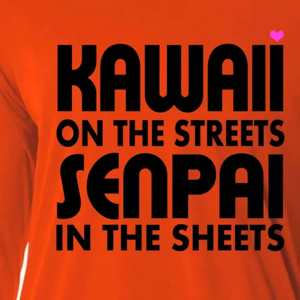 Kawaii On The Streets Senpai In The Sheets Cooling Performance Long Sleeve Crew