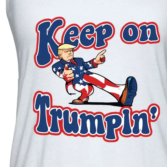 Keep On Trumpin Trump For President 2024 Ladies Essential Flowy Tank