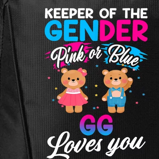 Keeper Of The Gender Pink Or Blue GG Loves You Reveal City Backpack