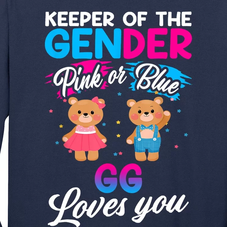 Keeper Of The Gender Pink Or Blue GG Loves You Reveal Long Sleeve Shirt