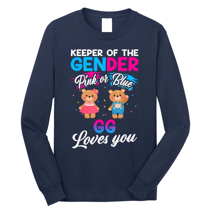 Keeper Of The Gender Pink Or Blue GG Loves You Reveal Long Sleeve Shirt