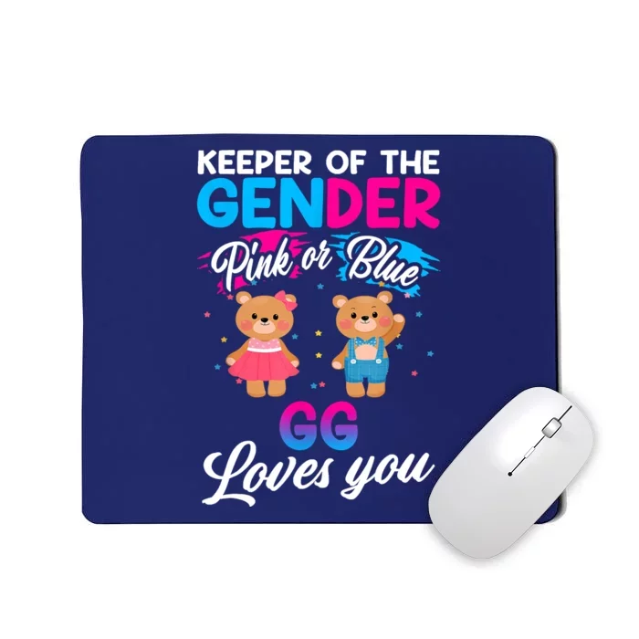 Keeper Of The Gender Pink Or Blue GG Loves You Reveal Mousepad