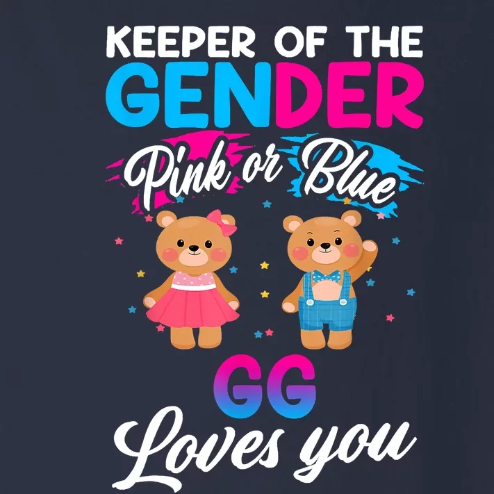 Keeper Of The Gender Pink Or Blue GG Loves You Reveal Toddler Long Sleeve Shirt