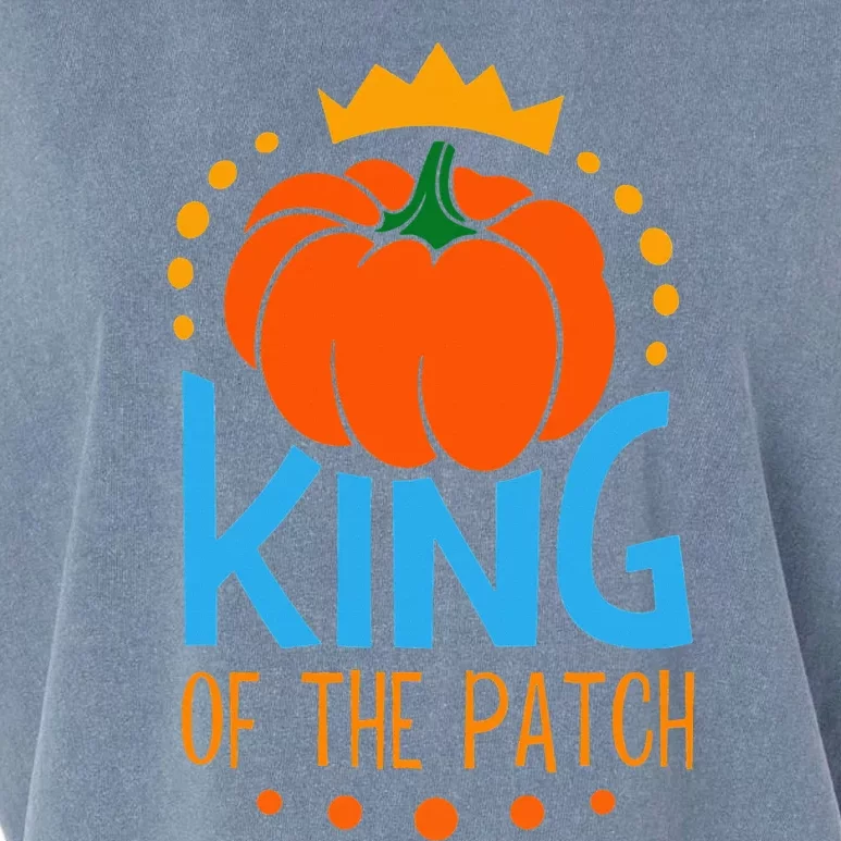 KING OF THE PATCH Pumpkin Patch Fall Autumn Season Garment-Dyed Women's Muscle Tee