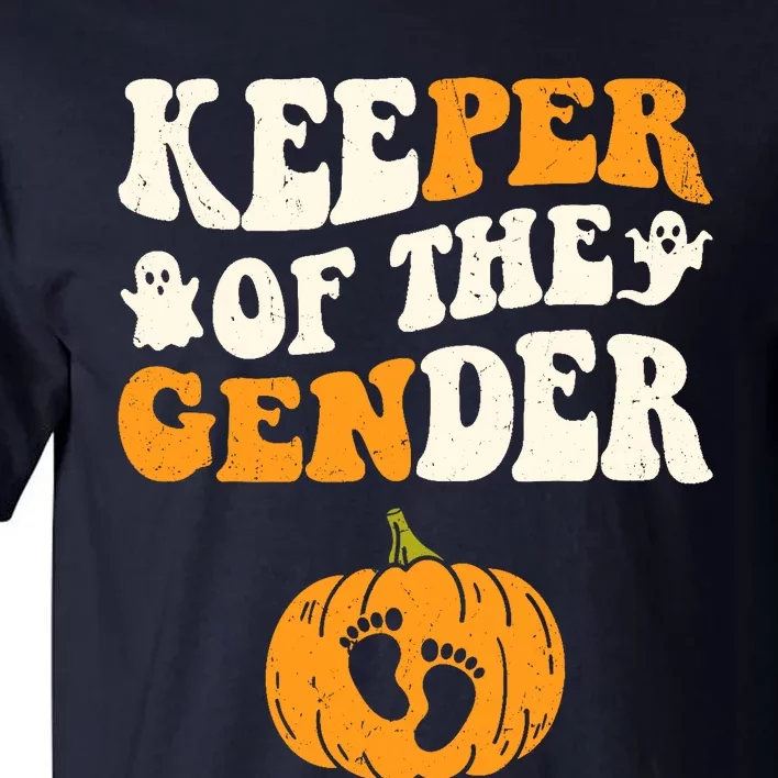 Keeper Of The Gender Reveal Baby Announcement Halloween Tall T-Shirt