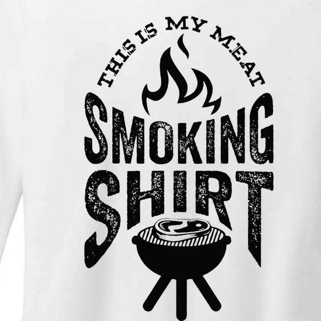 King Of The Grill Bbq Meat Eater Grilling Gift For Men Dads Womens CVC Long Sleeve Shirt