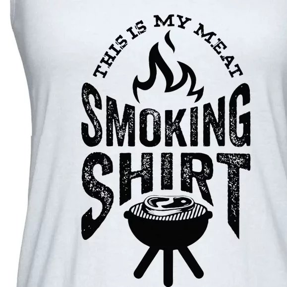 King Of The Grill Bbq Meat Eater Grilling Gift For Men Dads Ladies Essential Flowy Tank