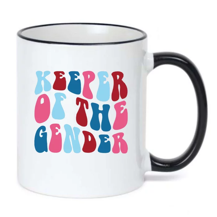 Keeper Of The Gender Black Color Changing Mug