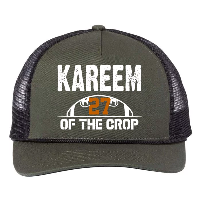 Kareem Of The Crop Number 27 Football Retro Rope Trucker Hat Cap