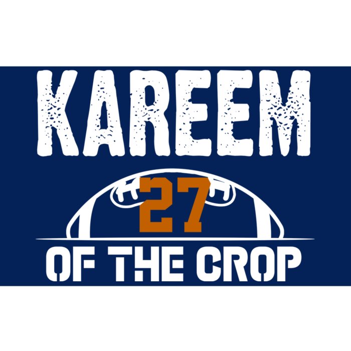 Kareem Of The Crop Number 27 Football Bumper Sticker