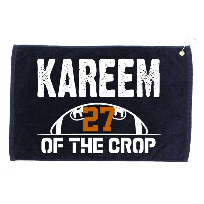 Kareem Of The Crop Number 27 Football Grommeted Golf Towel