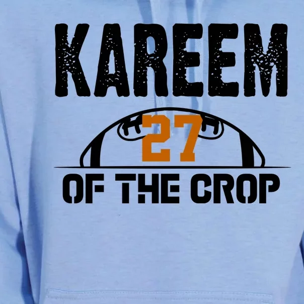 Kareem Of The Crop Number 27 Football Unisex Surf Hoodie