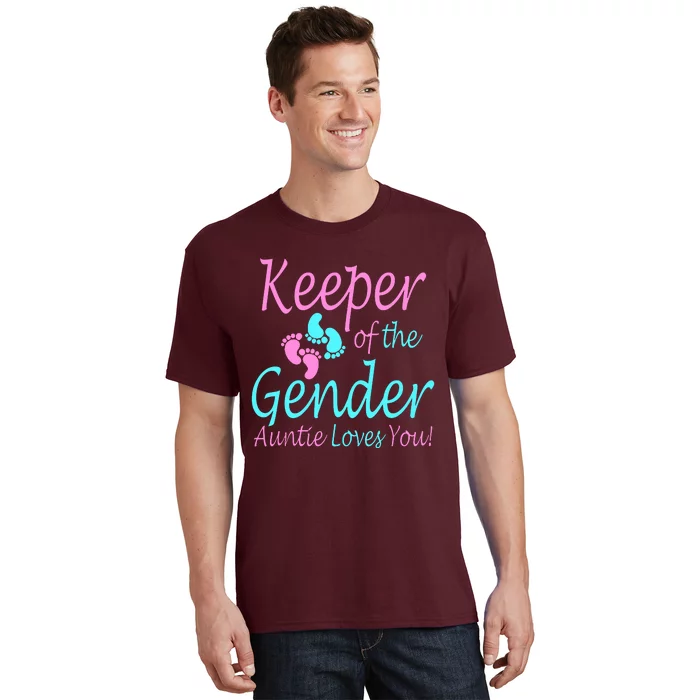 Keeper Of The Gender Auntie Love You T-Shirt