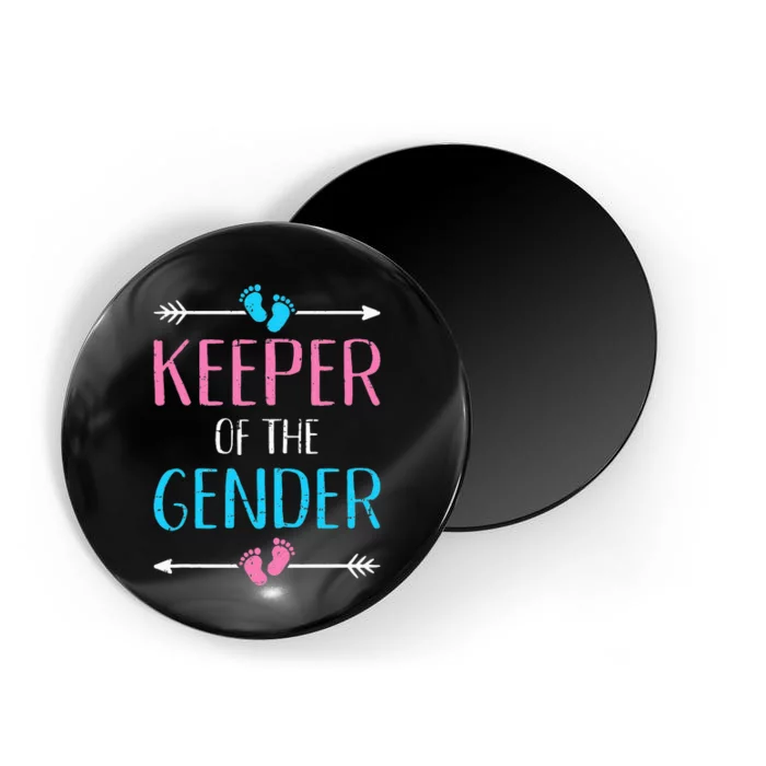 Keeper of the gender reveal baby announcement party supplies Magnet