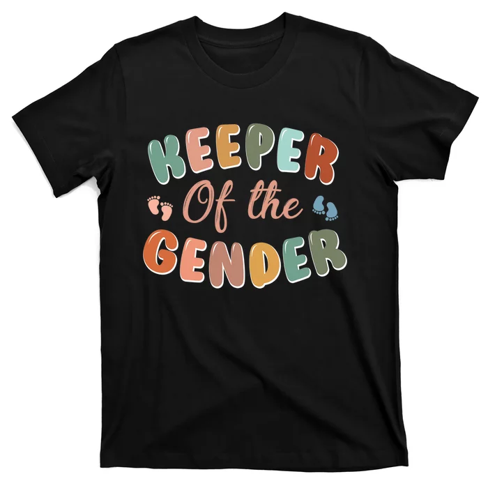 Keeper of the Gender Cute Baby Gender Reveal Party Gift T-Shirt